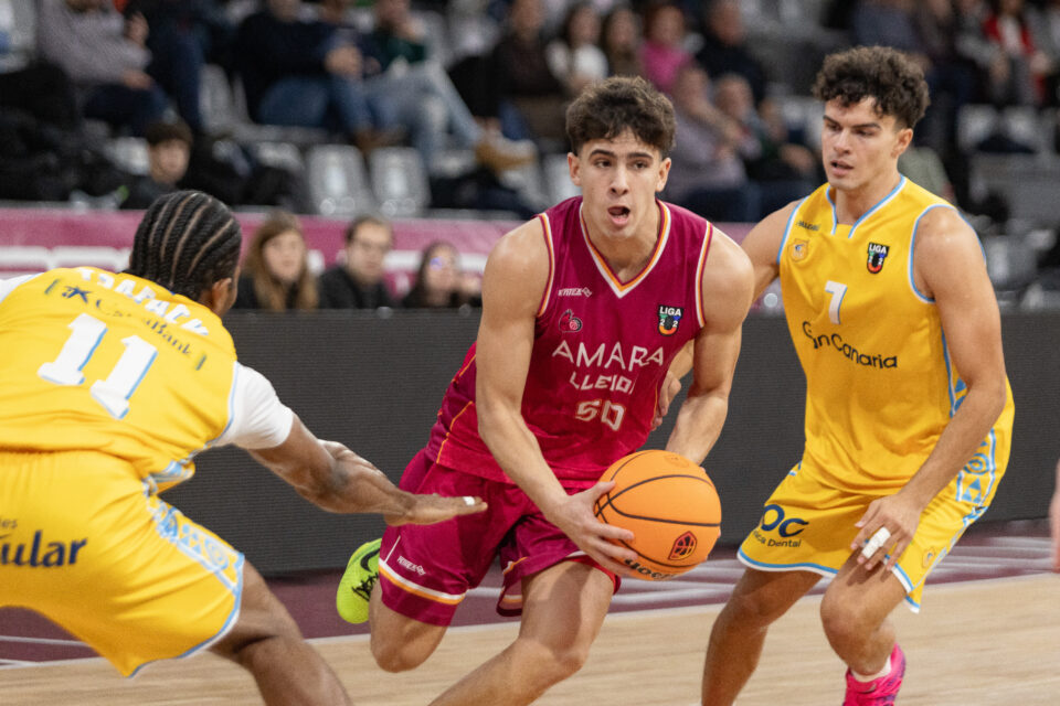 Foto del Gran Canaria U22 ante Amara Lleida.