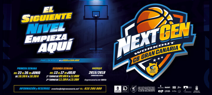 Cartel promocional de la primera edición del NextGen Workout del club